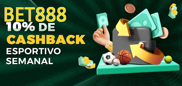 10% de bônus de cashback na BET888