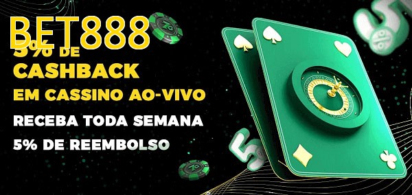 Promoções do cassino ao Vivo BET888